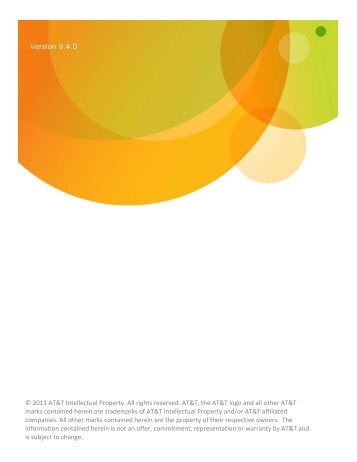 AT&T Global Network Client Mobility Edition User's Guide