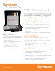 Carestream HPX-1 Diagnostic Tool - Directories