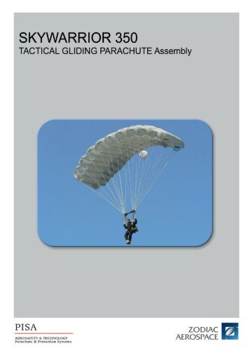 skywarrior 350 tactical gliding parachute - Chute Systems