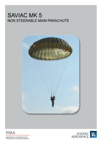 saviac mk 5 non steerable parachute - Chute Systems