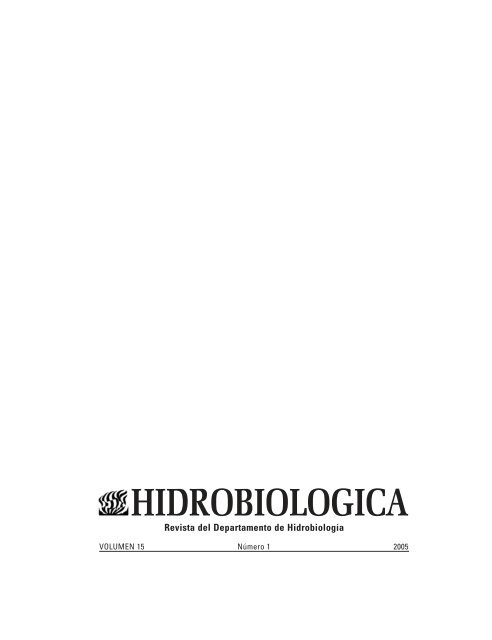 hidrobiologica - PÃ¡ginas de InvestigaciÃ³n, UAM Iztapalapa