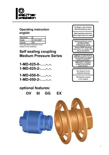 1-MD-025-2 - Carl Kurt Walther GmbH & Co. KG