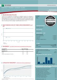 PARVEST MONEY MARKET EURO - BNP Paribas Investment ...