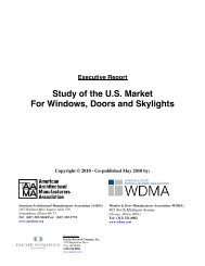 Study of the U.S. Market For Windows, Doors and Skylights - AAMA ...