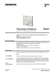 3564 Thermostat d'ambiance RAA41 - Dispart la piÃ¨ce dÃ©tachÃ©e ...