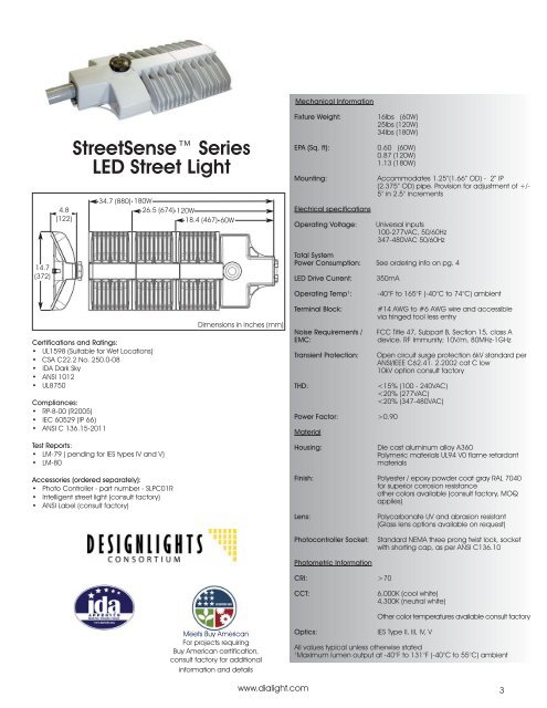 MDTFSL3X001_D_Dialight Street Light - Lincis