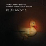 BH. FILM 2012 / 2013 - UdruÅ¾enje filmskih radnika Bosne i ...