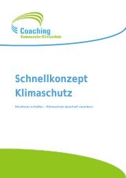 Schnellkonzept Klimaschutz (495 KB) - Coaching Kommunaler ...