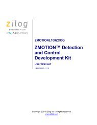 ZMOTION™ Detection and Control Development Kit User Manual