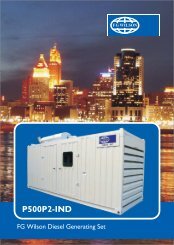 fg wilson p500 4 page folder final new - KEAS Control Systems India ...