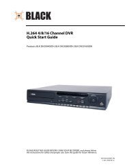 H.264 4/8/16 Channel DVR Quick Start Guide - Digiop