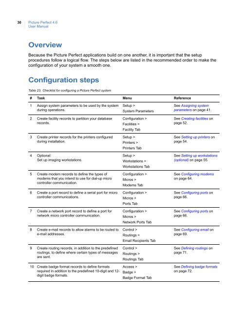 Picture Perfect 4.6 User Manual - UTCFS Global Security Products