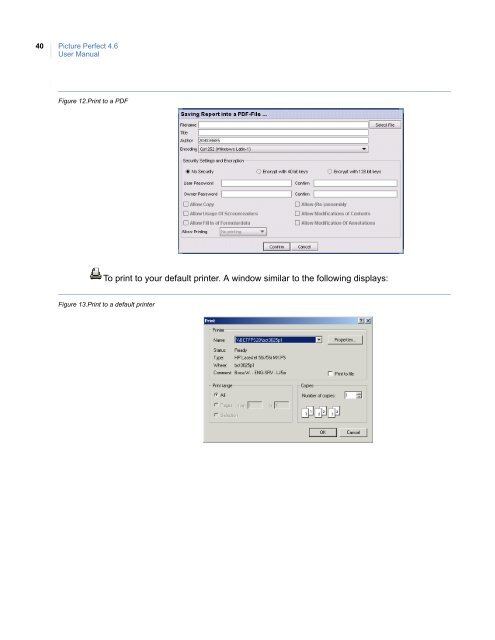 Picture Perfect 4.6 User Manual - UTCFS Global Security Products