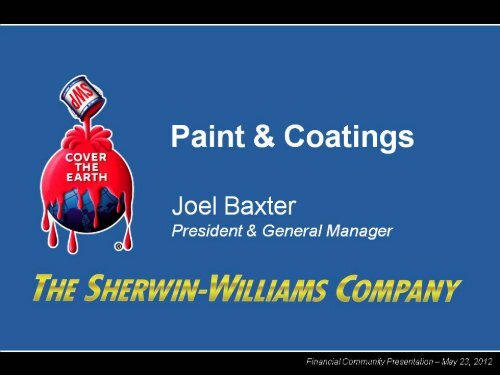 Paint & Coatings - Sherwin-Williams