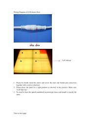 Wiring Diagram of LED dance floor 1. Please be kindly ... - Wiedamark