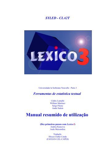 Manual resumido de utilizaÃ§Ã£o