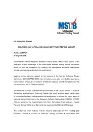 For Immediate Release MALAYSIA CAN TAP BILLION ... - MSTB