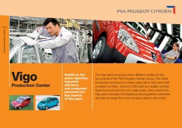 Production Center - PSA - Site Vigo - PSA Peugeot CitroÃ«n
