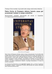 Pietro Enrico di Prampero dottore honoris causa per ... - DMSA