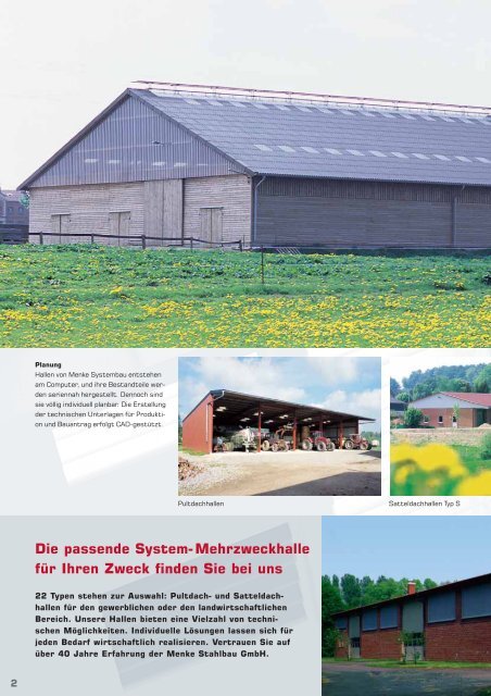 System-Mehrzweckhallen - Menke Systembau GmbH