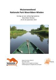 Verslag muizenweekend Nationaal Park Weerribben en Wieden