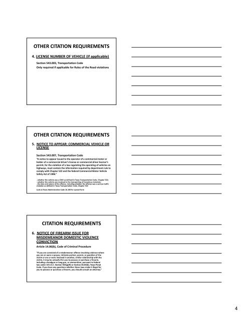 Citations and Complaints BINDER.pdf - Texas Municipal Courts ...