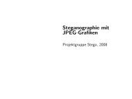 Steganographie mit JPEG-Grafiken