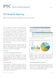 PTC WindchillÂ® Reporting - PTC.com
