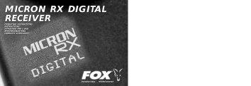 micron rx digital receiver micron rx digital receiver - Fox