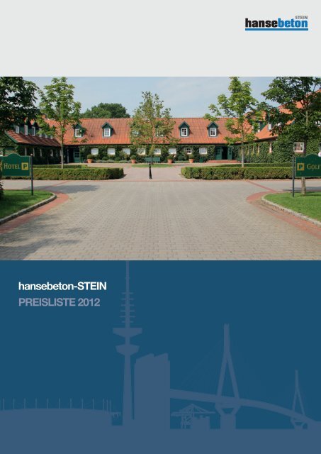 hansebeton-STEIN PREISLISTE 2012