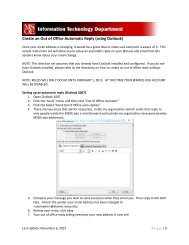 using Outlook - MSOE Alumni Account Creation