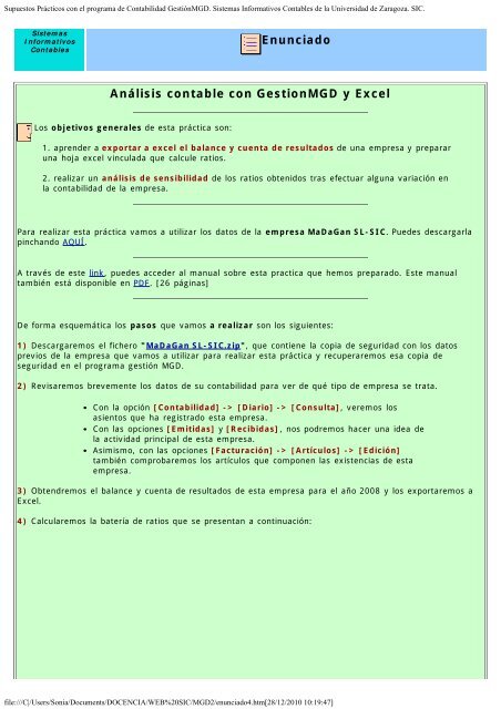 Enunciado AnÃ¡lisis contable con GestionMGD y Excel - 5Campus