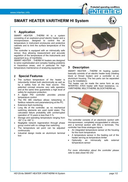 SMART HEATER VARITHERM HI System