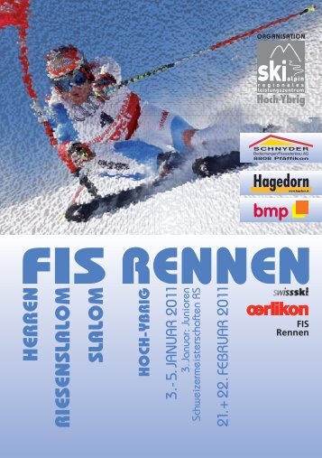 FIS RENNEN - Ski alpin regionales Leistungszentrum Hoch-Ybrig
