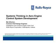 Systems Thinking in Aero Engine Control System ... - MIT SDM
