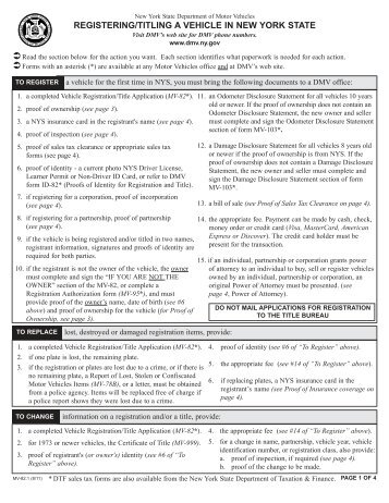 form MV-82.1 - DMV - New York State