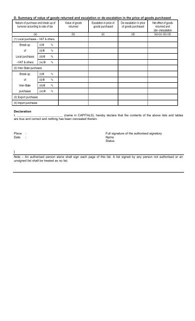 Form VAT-R1 See rule 16(1) table) and 41(6(I)] Original ... - Webtel