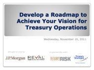 The Treasury Roadmap - Summit Business Media
