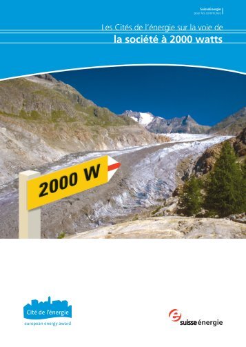 la société à 2000 watts - 2000-Watt-Gesellschaft