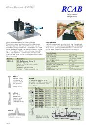 Products for the electronic industry