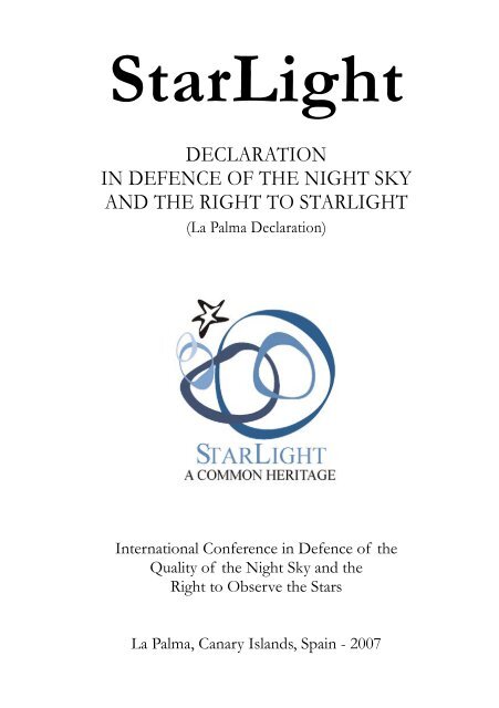 IN DEFENCE OF THE - Starlight Initiative