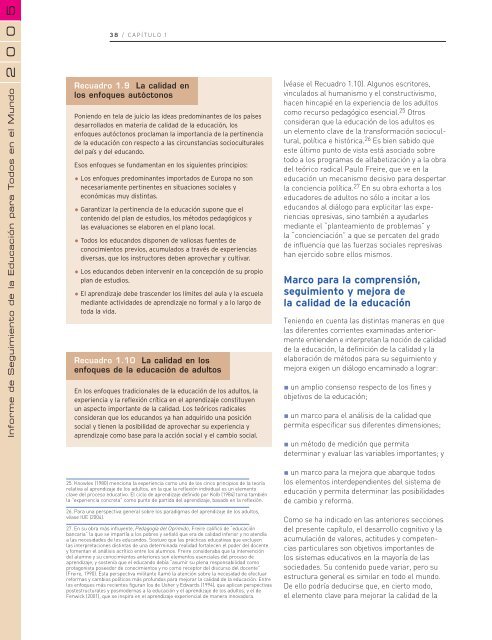 Educación para todos: el imperativo de la calidad - unesdoc - Unesco