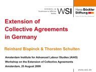 Extension of Collective Agreements in Germany - AIAS