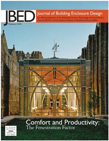 (JBED) - Summer 2006 - The Whole Building Design Guide