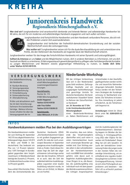 Kreiha-Umschlag 11.11 - Kreishandwerkerschaft Mönchengladbach