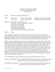 June 2011 Meeting Minutes.pdf - the New Mexico Board of Nursing