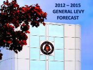 2012-2015 General Levy Forecast Presentation to ... - Town of Ajax