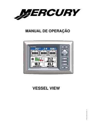 Manual de operação Vessel View. - Mercury