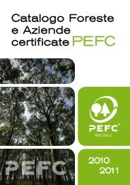 Catalogo Foreste e Aziende Certificate PEFC 2010 - greenfvg.it