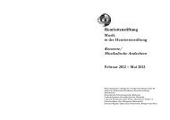 Musikalische Andachten - Henriettenstiftung Hannover